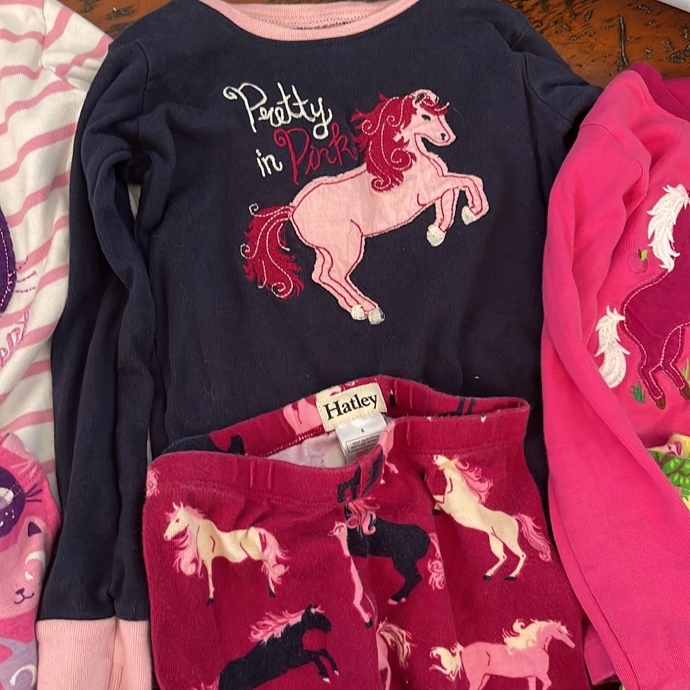 Bundle of 5 Hatley and one Lazy one pajamas sets - Picture 8 of 9